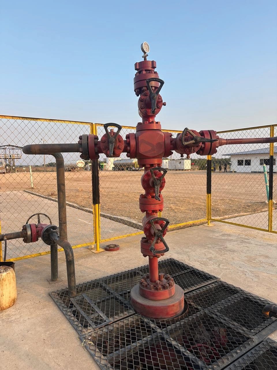 Caliche 1ST — wellhead at Paz de Ariporo