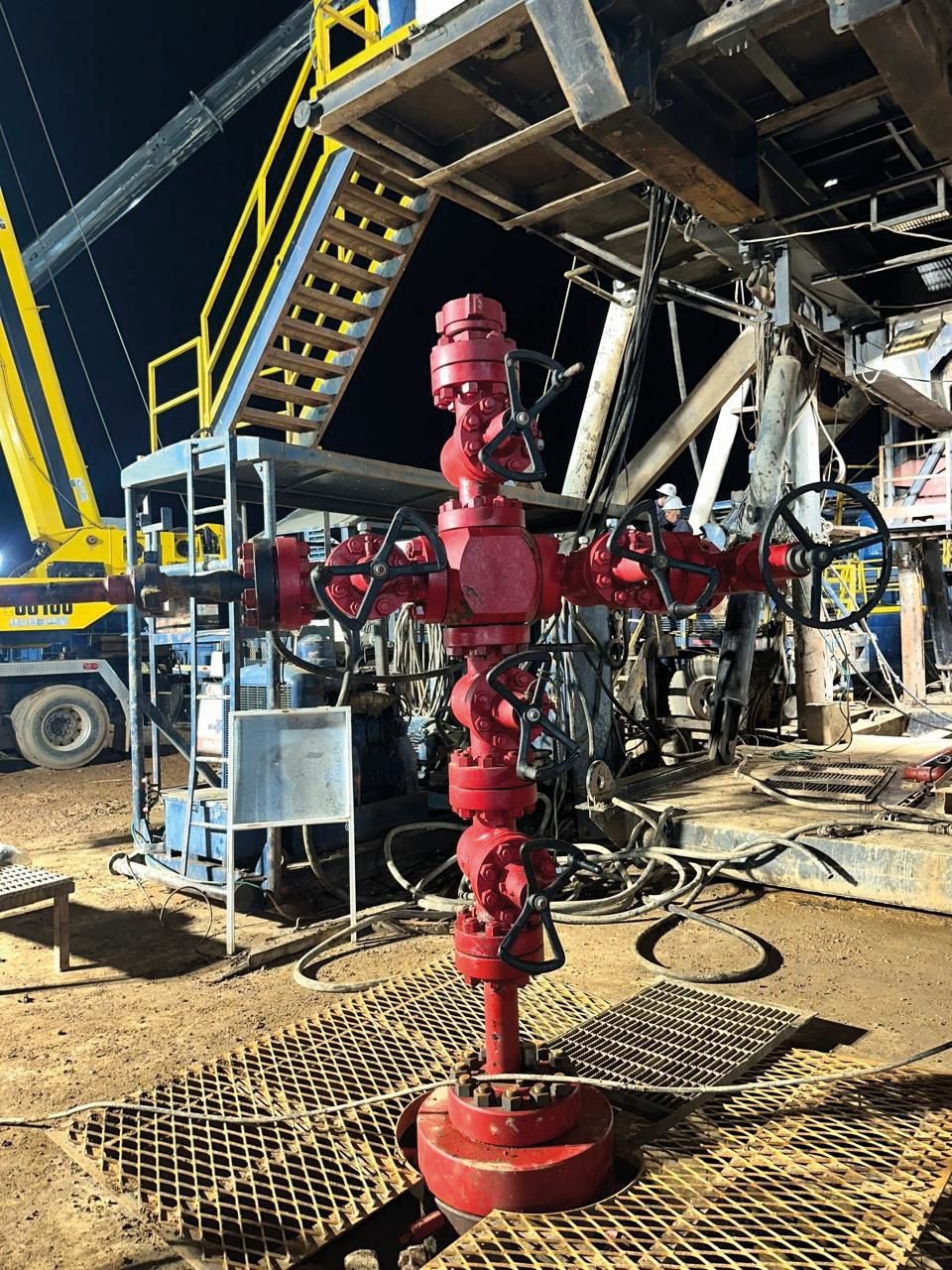 Pozo Kimbo 1 — wellhead at Paz de Ariporo